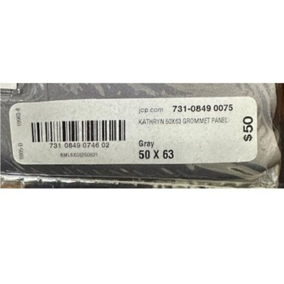 Liz Claiborne Home Kathryn grommet panel curtains, gray, 4 panels - Picture 10 of 10